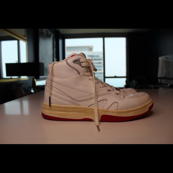 Li-Ning White 937 Deluxe Hi Sneakers - Picture 4 of 6